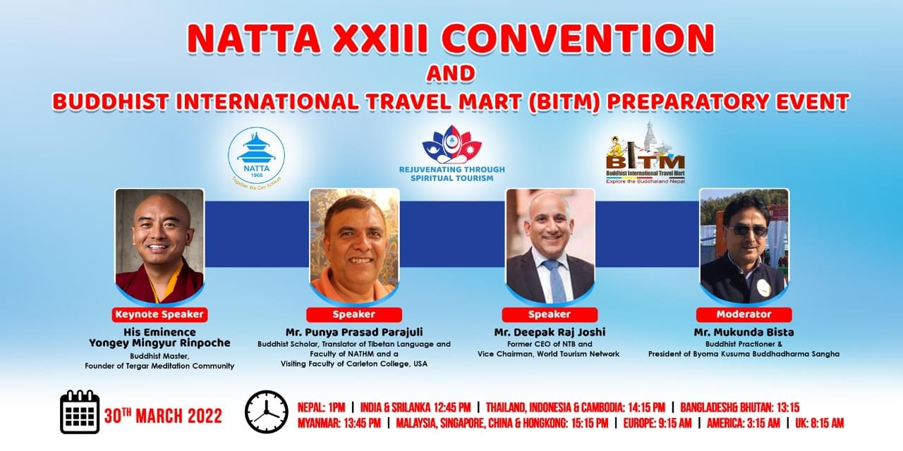 NATTA XXIII CONVENTION AND BUDDHIST INTERNATIONAL TRAVEL MART (BITM) PREPARATORY EVENT